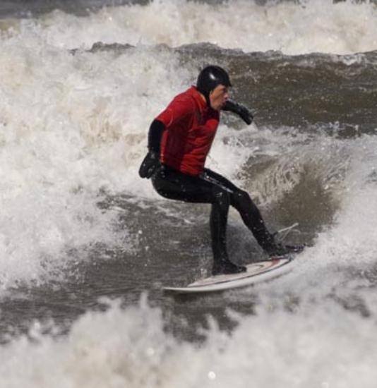 Cayton bay surfing competition.